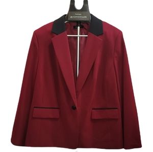 Nine West burgundy blazer